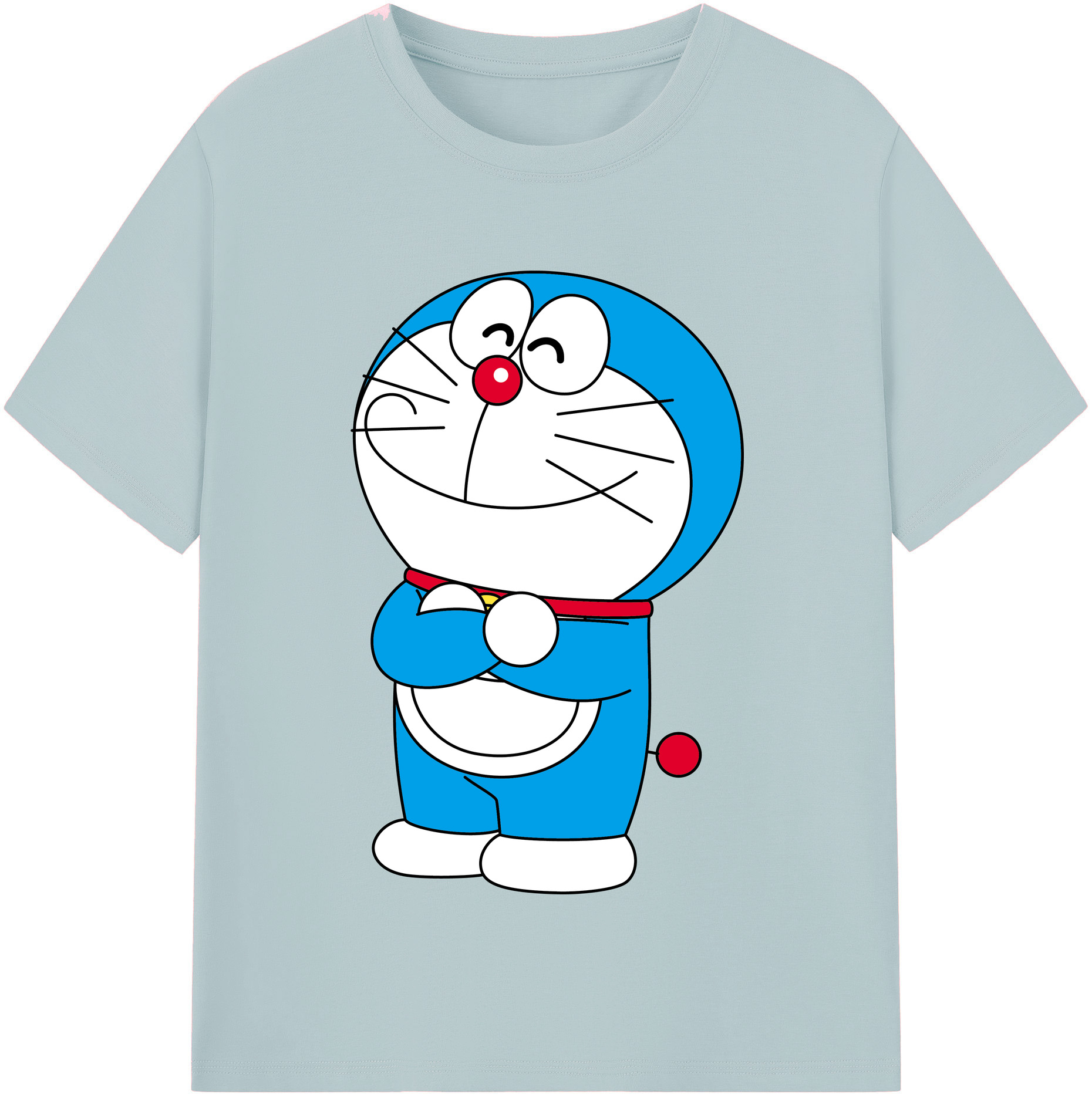 （画像用） ドラえもん Doraemon 綿100％半袖Tシャツ（フロントプリント）